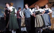 Eine der unzähligen gelungenen Darbietungen am Heimatabend der Trachtengruppe Mühlau. (Bild: Werner Schelbert (Mühlau 29. April 2018))