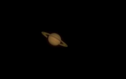 Das sieht man durch die heutigen Teleskope in der Sternwarte Hubelmatt. Im Bild: Saturn (BIld: Astronomische Gesellschaft Luzern AGL)