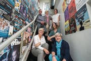 Der Vorstand des Kulturvereins Tropfstei freut sich sehr über den Anerkennungspreis. (Bild: Dominik Wunderli (Ruswil, 5. Mai 2018))