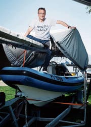 Alberto Casco setzt sich mit grossem Engagement für den Segelnachwuchs ein. (Bild: Stefan Kaiser (Cham, 27. April 2017))