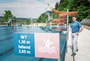 Ist quasi ins Badebusiness reingerutscht: Badmeister Hubert Frei (51). (Bild: Roger Grütter (Nebikon, 5. Mai 2018))