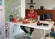 In einer Tessiner Wohnung, die OL-Fans Daniel Hubmann zur Verfügung stellten, bereitete sich der Eschliker akribisch auf die EM vor. (Bild: PD)
