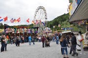 Das Riesenrad bietet eine tolle Aussicht über Buchs, den Werdenbergersee und das Städtchen. (Bild: Heini Schwendener)