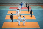 Die Ostschweizer Judo-Einzelmeisterschaften 2017 mit über 300 Teilnehmern wurden ebenfalls im Athletik-Zentrum in St.Gallen ausgetragen. Die Halle bietet für Judo-Grosanlässe optimale Voraussetzungen. (Bild: Urs Bucher - 5. November 2017)