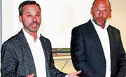 Boris Reichardt (links) und sein Vorgänger Roland Vogel. (Bild: fbi)