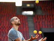 Kariem Hussein braucht im August alle Jonglierkünste, um Studium und Sport unter einen Hut zu bringen. (Bild: Valeriano Di Domenico)