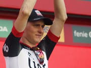Matej Mohoric - der Sieger der 10. Giro-Etappe (Bild: KEYSTONE/EPA EFE/JAVIER LIZON)