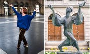 Steht den "Gaukler" auch mit fast 76 Jahren noch mühelos: Verena Brülisauer.(Bilder: Sabrina Stübi/Urs Bucher)
