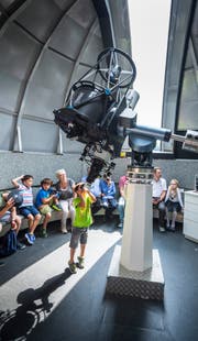 Kreuzlingen TG - Museumssonntag in Kreuzlingen. Viele Besucher am Muttertag im Planetarium (Bild: Andrea Stalder)