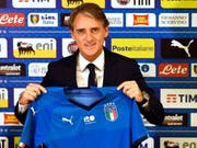 Roberto Mancini hat mit Italien grosse Ziele (Bild: KEYSTONE/AP ANSA/CLAUDIO GIOVANNINI)