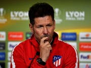 Atleticos Trainer Diego Simeone vor dem Final der Europa League gegen Olympique Marseille (Bild: KEYSTONE/EPA UEFA/UEFA HANDOUT)