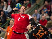Trägt in Zukunft wieder das rote Leibchen der Schweizer Nati: Bundesliga-Star Andy Schmid (Bild: KEYSTONE/URS FLUEELER)