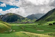 Der Golfplatz in Andermatt. (Bild: Philipp Schmidli (Andermatt, 30. Juni 2017))