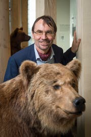 Toni Bürgin in «seinem» Naturmuseum. (Bild: Urs Bucher)