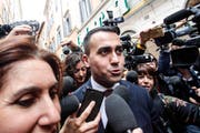 «Wir verhandeln einvernehmlich mit unseren europäischen Partnern», versicherte M5S-Chef Luigi Di Maio. (Giuseppe Lami/AP)