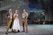 Szene aus dem Musical «Matterhorn», einer Eigenproduktion des Theaters St. Gallen. (Bild: Andreas J. Etter)