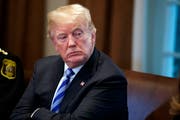 US-Präsident Donald Trump im Weissen Haus. | Bild: Evan Vucci / AP (Washington, 16. Mai 2018)