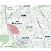 Auf dem Grundstück Hinterschlund, das der Stadt Luzern gehört, sollen rund 40 Reserve-Carparkplätze entstehen.