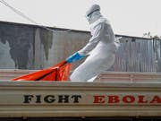 Das Ebola-Virus zählt zu den gefährlichsten Krankheitserregern der Welt. 25 bis 90 Prozent der Infizierten sterben. (Bild: KEYSTONE/EPA/AHMED JALLANZO)
