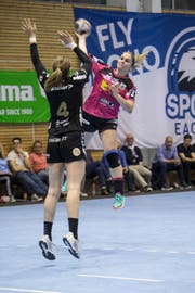 Sponos Pascale Wyder steigt höher. | Bild: Manuela Jans-Koch (Nottwil, 17. Mai 2018)