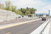 Auf der Autobahn zwischen Rheineck und St. Margrethen kann es eng werden. (Bild: Bundesamt für Strassen Astra)