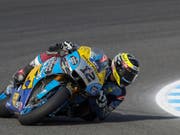 Tom Lüthi hat auf seiner Honda noch Verbesserungs-Potenzial (Bild: KEYSTONE/EPA EFE/ROMAN RIOS)