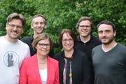 Roman Ambühl, Christian Frei, Esther Haas-Pousaz, Karin Pasamontes, Stefan Rickli und Sajmir Medija (von links). Bild: PD