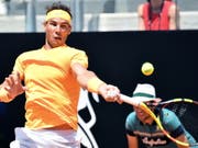 Zu stark für Djokovic: Rafael Nadal (Bild: KEYSTONE/EPA ANSA/ETTORE FERRARI)