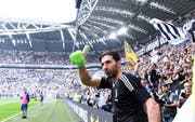 Gigi Buffon vor seinem letzten Spiel in der Serie A. EPA/ALESSANDRO DI MARCO