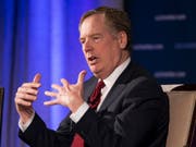 Geschickter Schachzug: Der Handelsbeauftragte der USA, Robert Lighthizer, erhöht den Zeitdruck bei den Gesprächen über ein neues Freihandelsabkommen. (Bild: KEYSTONE/FR170079 AP/CLIFF OWEN)