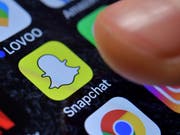Weniger Nutzer als gedacht: Snapchat-Aktien legen einen Rückwärtsgang ein. (Bild: KEYSTONE/EPA/SASCHA STEINBACH)