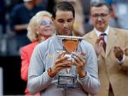 Ist nach seinem Turniersieg in Rom wieder die Nummer 1: Rafael Nadal (Bild: KEYSTONE/AP/GREGORIO BORGIA)