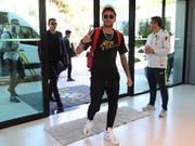 Neymar rückt guten Mutes in Brasiliens Camp im Granja Comary Trainingscenter ein (Bild: KEYSTONE/AP Brazilian Football Confederation - CBF/LUCAS FIGUEIR)