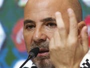 Jorge Sampaoli gibt in Buenos Aires sein WM-Kader bekannt (Bild: KEYSTONE/EPA EFE/DAVID FERNANDEZ)