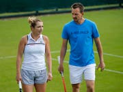 Timea Bacsinszky und Coach Dimitri Zavialoff gehen in Zukunft getrennte Wege (Bild: KEYSTONE/PETER KLAUNZER)