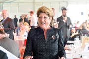 Heidi Grau-Lanz besuchte währende Ihrer Amtszeit als höchste Thurgauerin über 100 Anlässe - wie etwa ein Pferderennen im Herbst 2017 in Frauenfeld. (Bild: Donato Caspari)