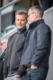 Sportchef Alain Sutter (links) und Präsident Matthias Hüppi haben viel Arbeit vor sich (Urs Bucher)