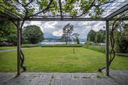 Auf dieser Wiese beim Churchill-Quai in Luzern soll ein Kinderspielplatz entstehen. (Bild: Pius Amrein, 22. Mai 2018)