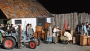 Die Rüthner Freilichtbühne ist auch in diesem Jahr wie schon im Jahr 2014 bei den «Schwabenkindern» auf viele Statisten, Schauspieler und Helfer angewiesen. (Bild: Heini Schwendener)