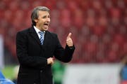 Ein Bild aus vergangenen Tagen: Ryszard Komornicki als Trainer des FC Luzern. (Bild: Andy Mueller/Freshfocus (Zürich, 17. März 2013))
