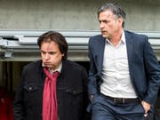 Christian Constantin und Maurizio Jacobacchi finden keine finanzielle Einigung (Bild: KEYSTONE/ALEXANDRA WEY)