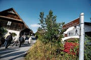 Im Herbst 2016 eröffnete die Gemeinde Auw den Maria-Bernarda-Weg. Bild: Stefan Kaiser (15. Oktober 2016)