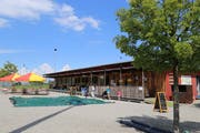 Das Restaurant Sporttreff auf der Sportanlage Kellen. (Bild: jor)