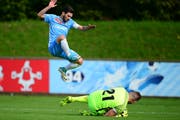 Davide Palatucci (oben) hat fast 300 Spiele für die Zuger bestritten. (Bild: Maria Schmid)