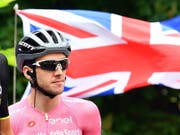 Simon Yates büsste in der 18. Etappe Zeit ein (Bild: KEYSTONE/EPA ANSA/DANIEL DAL ZENNARO)