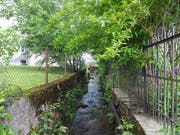 Gleichzeitig mit der Neugestaltung des Flawiler Marktplatzes sollen der Dorfbach und das Tüfibächli renaturiert werden. (Bild: Angelina Donati)