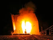 In Syrien sind Medienberichten zufolge in der Nacht mehrere Militärstellungen aus der Luft angegriffen worden. (Bild: KEYSTONE/AP U.S. Navy/LT. J.G. MATTHEW DANIELS)