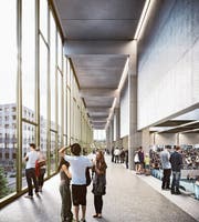 In der geplanten Pilatus Arena im Mattenhof werden diverse Sportanlässe stattfinden. (Bild: Visualisierung: PD)