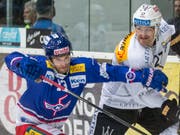 Patrick Obrist (links) bleibt beim EHC Kloten (Bild: KEYSTONE/PATRICK B. KRAEMER)