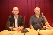 Die beiden Autoren: Vincenzo Todisco (links) und Pino Masullo. (Bild: Patricia Helfenstein)
